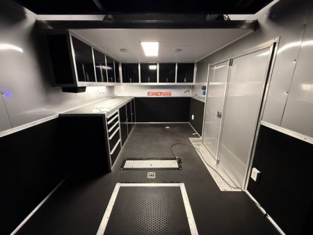 Used 2023 VINTAGE 8X34 STACKER RACE TRAILER