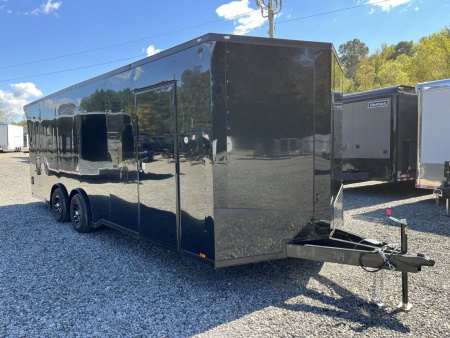New 2026 Spartan 24 Enclosed Trailer, Blackout, Torsion Spread Axle, 10K GVWR, 7' Interior, Mag Wheels, Polycor