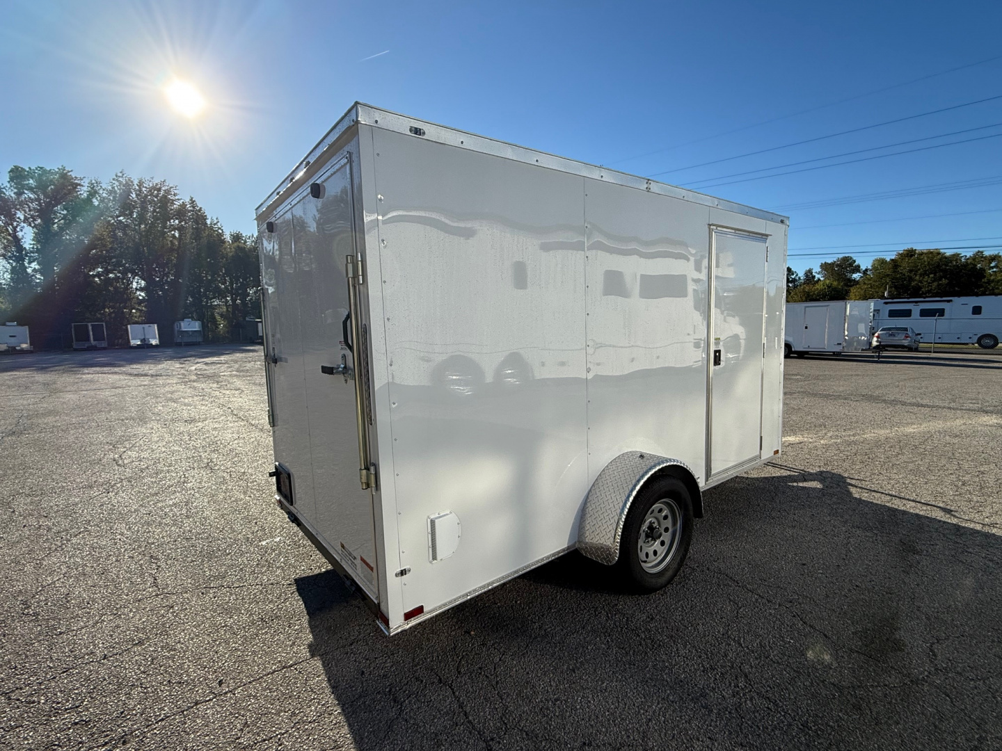 New 2025 HOOK & LINE 6X12 CARGO TRAILER