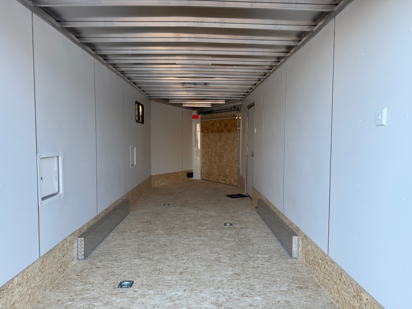 New 2026 Lightning Trailers LTFES720TA 7.5 Snowmobile Trailer