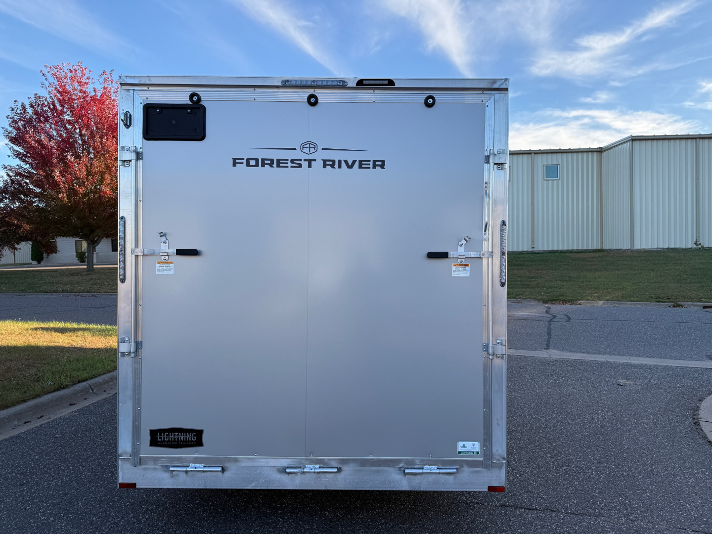 New 2026 Lightning Trailers LTFES720TA 7.5 Snowmobile Trailer