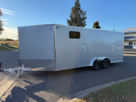 New 2026 Lightning Trailers LTFES720TA 7.5 Snowmobile Trailer