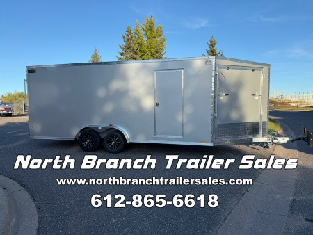 New 2026 Lightning Trailers LTFES720TA 7.5 Snowmobile Trailer