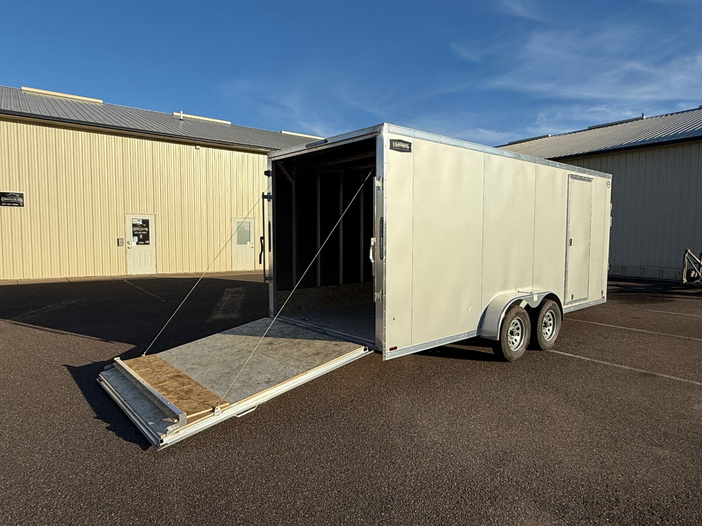New 2026 Lightning Trailers LTFES718TA2 Snowmobile Trailer