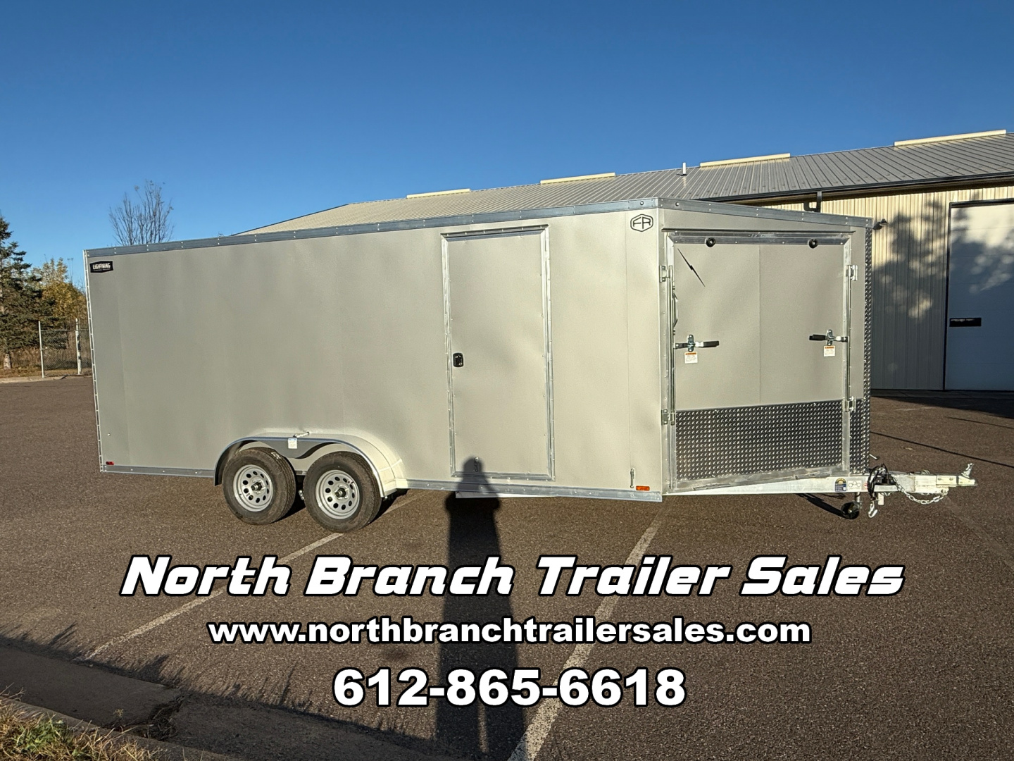 New 2026 Lightning Trailers LTFES718TA2 Snowmobile Trailer