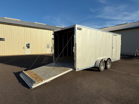New 2026 Lightning Trailers LTFES718TA2 Snowmobile Trailer