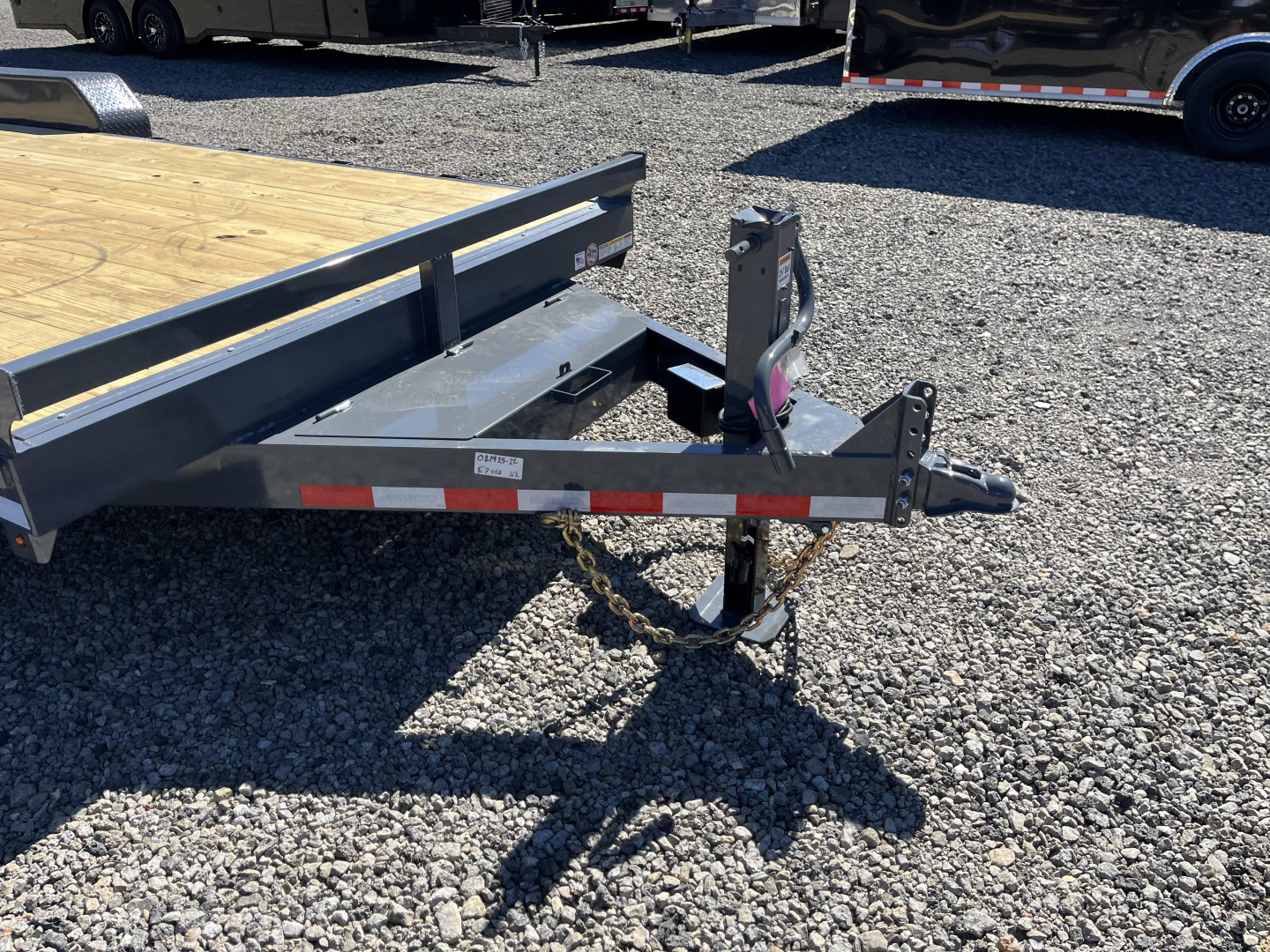 New 2026 Triple Crown Trailers 7X20 Equipment Trailer, - Swing Ramps, Beavertail, 16K GVWR