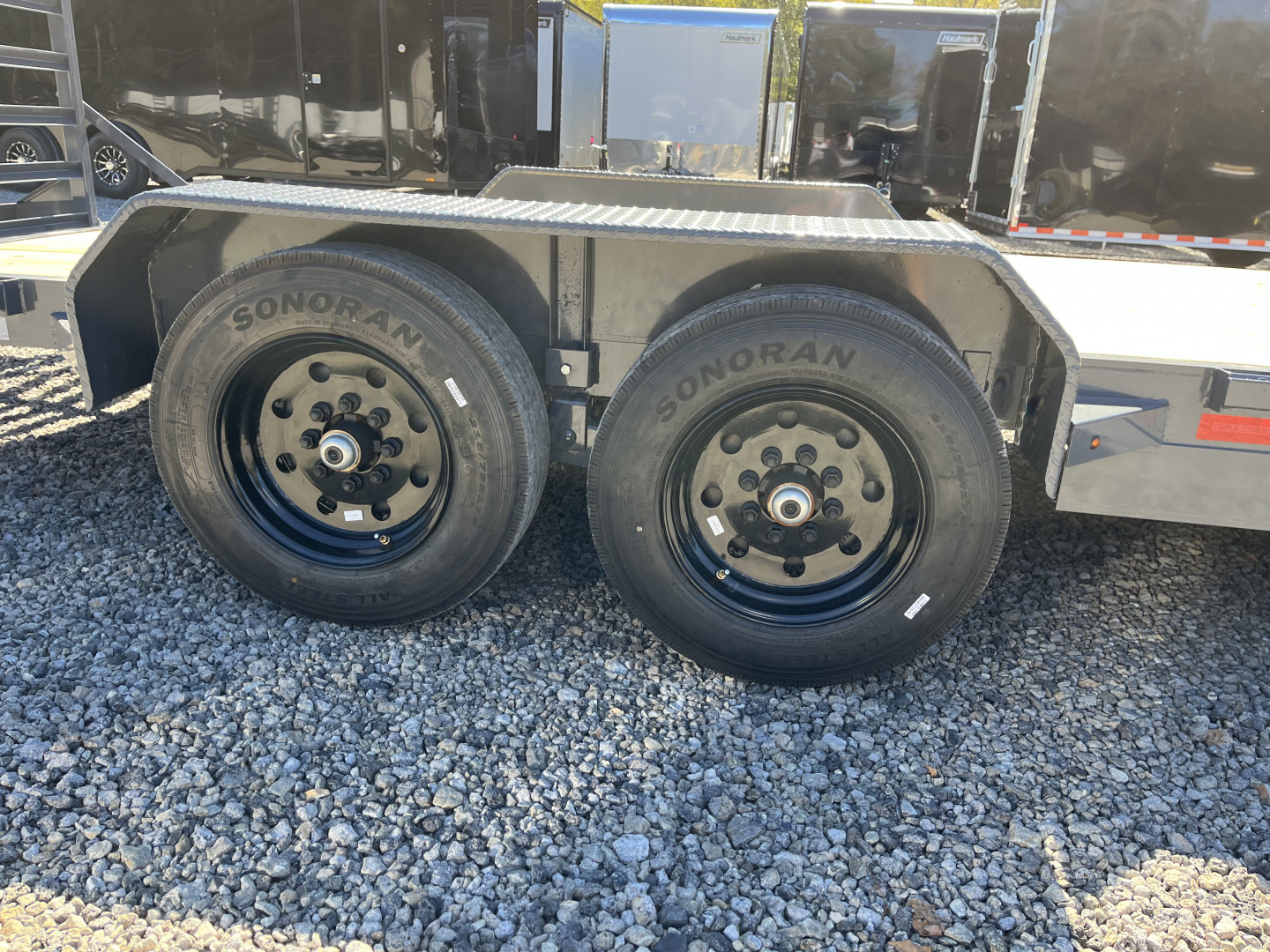 New 2026 Triple Crown Trailers 7X20 Equipment Trailer, - Swing Ramps, Beavertail, 16K GVWR