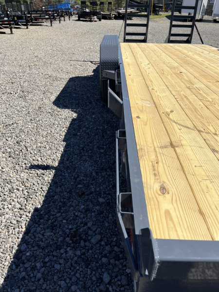 New 2026 Triple Crown Trailers 7X20 Equipment Trailer, - Swing Ramps, Beavertail, 16K GVWR