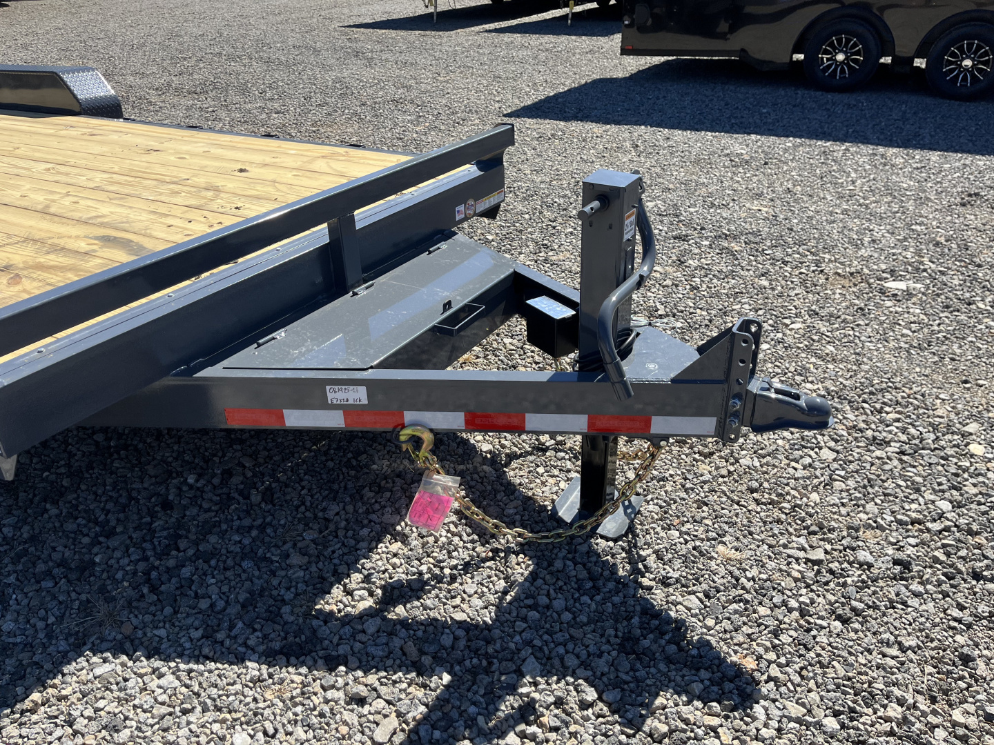 New 2026 Triple Crown Trailers 7X20 Equipment Trailer, - Swing Ramps, Beavertail, 16K GVWR
