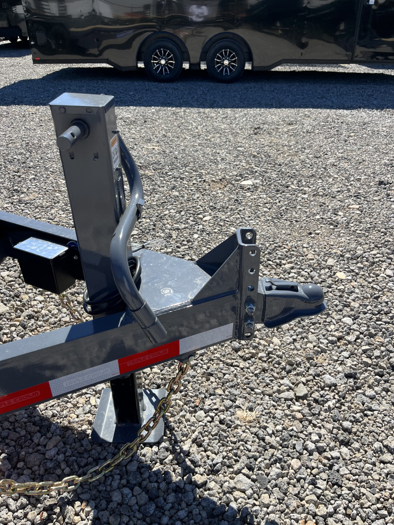 New 2026 Triple Crown Trailers 7X20 Equipment Trailer, - Swing Ramps, Beavertail, 16K GVWR