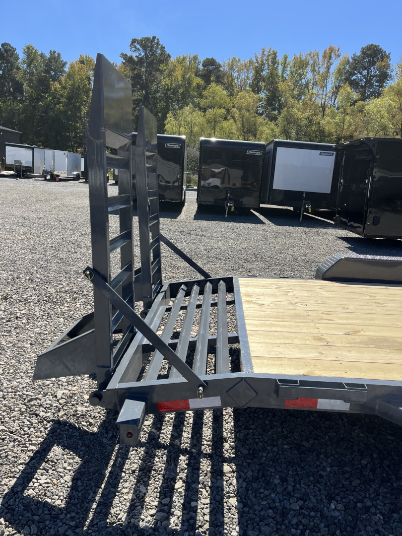 New 2026 Triple Crown Trailers 7X20 Equipment Trailer, - Swing Ramps, Beavertail, 16K GVWR