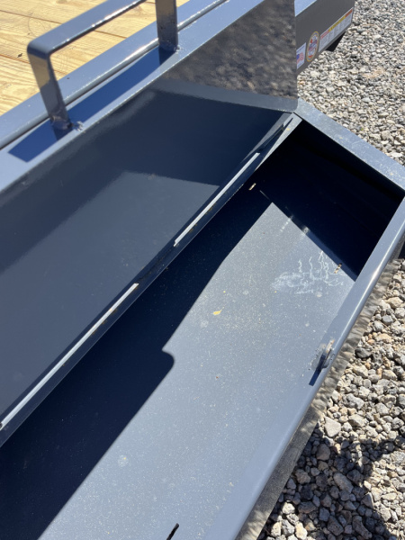 New 2026 Triple Crown Trailers 7X20 Equipment Trailer, - Swing Ramps, Beavertail, 16K GVWR