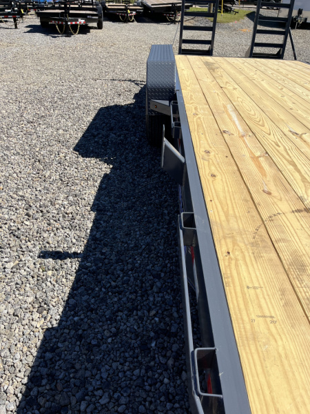 New 2026 Triple Crown Trailers 7X20 Equipment Trailer, - Swing Ramps, Beavertail, 16K GVWR