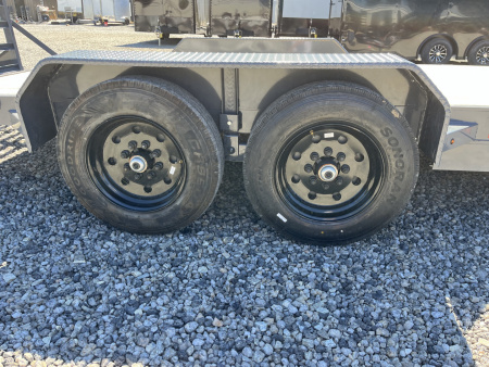 New 2026 Triple Crown Trailers 7X20 Equipment Trailer, - Swing Ramps, Beavertail, 16K GVWR