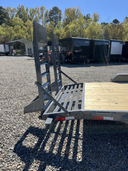 New 2026 Triple Crown Trailers 7X20 Equipment Trailer, - Swing Ramps, Beavertail, 16K GVWR