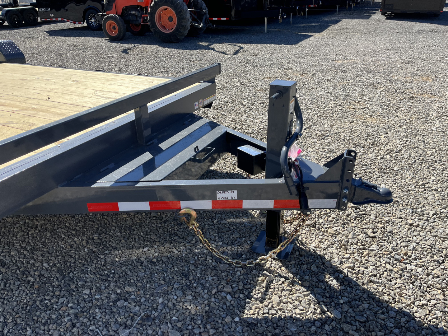 New 2026 Triple Crown Trailers 7X20 Equipment Trailer, - Swing Ramps, Beavertail, 16K GVWR