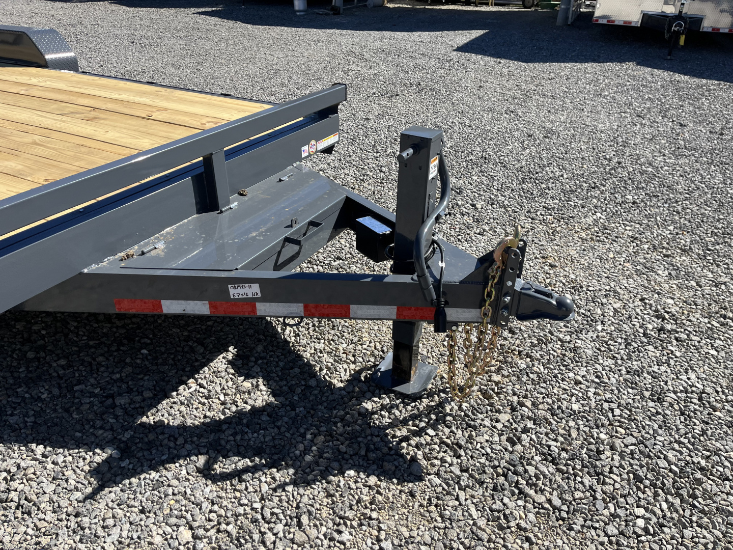 New 2026 Triple Crown Trailers 7X18 Equipment Trailer, - Swing Ramps, Beavertail, 16K GVWR