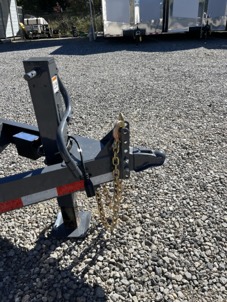 New 2026 Triple Crown Trailers 7X18 Equipment Trailer, - Swing Ramps, Beavertail, 16K GVWR