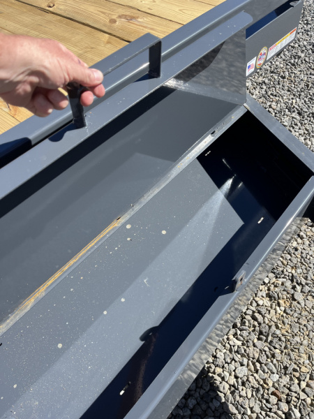 New 2026 Triple Crown Trailers 7X18 Equipment Trailer, - Swing Ramps, Beavertail, 16K GVWR