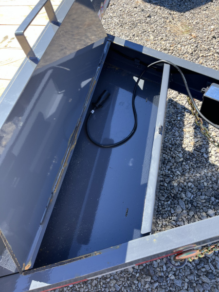 New 2026 Triple Crown Trailers 7X24 Equipment Trailer, - Swing Ramps, Beavertail, 16K GVWR