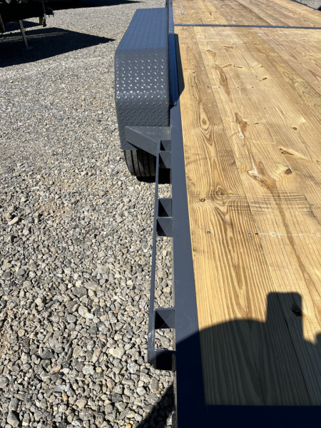 New 2026 Triple Crown Trailers 7X24 Equipment Trailer, - Swing Ramps, Beavertail, 16K GVWR