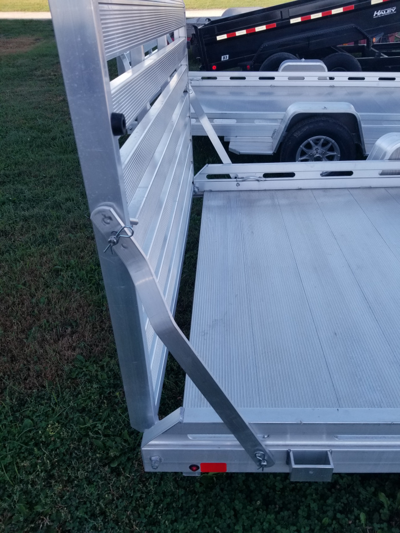 New 2026 Aluma 7712HSTG Utility Trailer