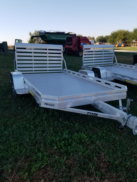 New 2026 Aluma 7712HSTG Utility Trailer
