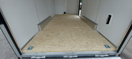 New 7.5 X 16 CARGO ENCLOSED ALL ALUMINUM 2026 LIGHTNING POLYCOR EXTERIOR