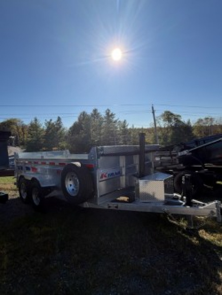 New 2026 K-Trail D8214-14 7X14 TA Dump Trailer