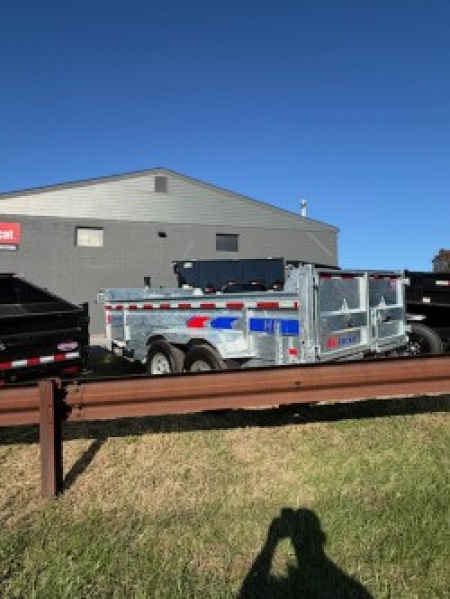 New 2026 K-Trail D8214-14 7X14 TA Dump Trailer