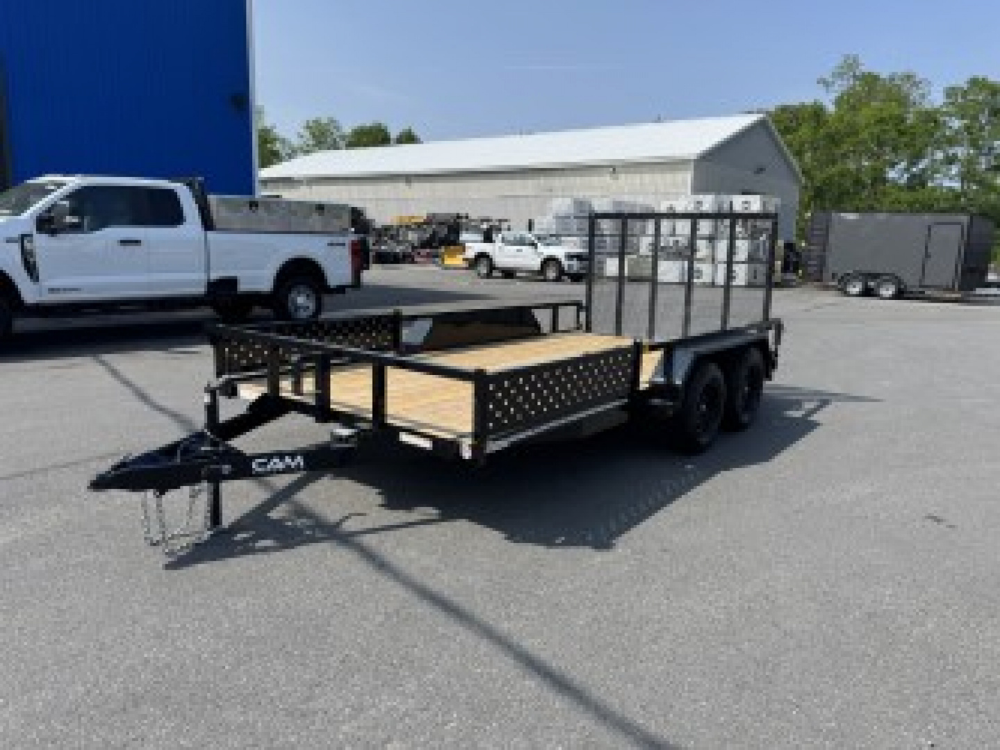 New 2025 Cam Superline STPATV8214-BP-070 7X14 TA Utility Trailer