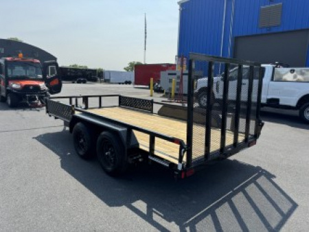 New 2025 Cam Superline STPATV8214-BP-070 7X14 TA Utility Trailer