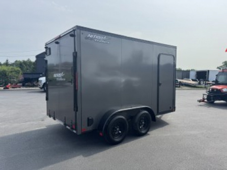 New 2025 Nitro Trailers 7X12 TA *CHARCOAL W/ BLACK