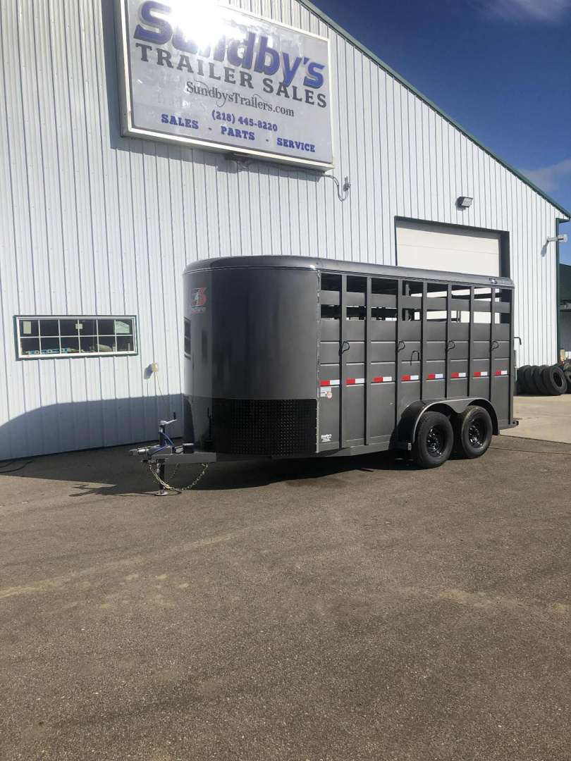 New 2026 S&S 16' Stock Trailer