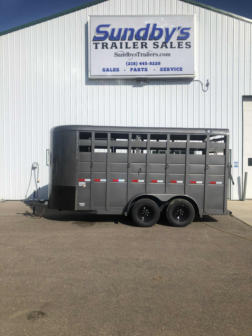 New 2026 S&S 16' Stock Trailer