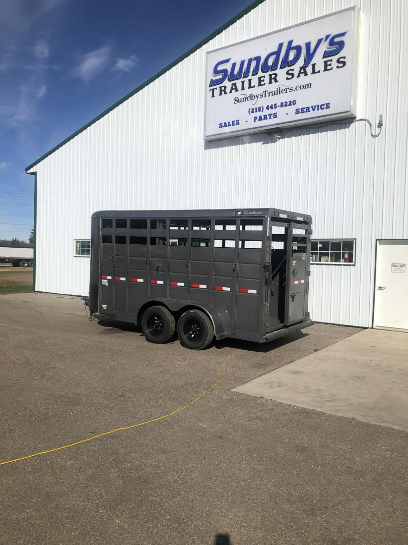 New 2026 S&S 16' Stock Trailer