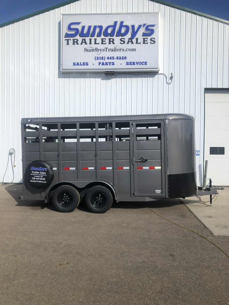 New 2026 S&S 16' Stock Trailer