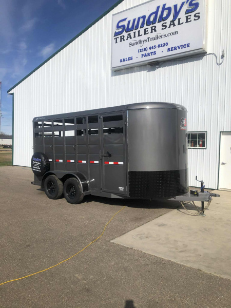 New 2026 S&S 16' Stock Trailer