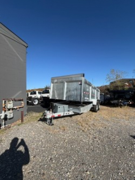 New 2026 BWise TWIN TELOCSCOPIC DT716LP-LE-14 7X16 TA DUMP TRAILER