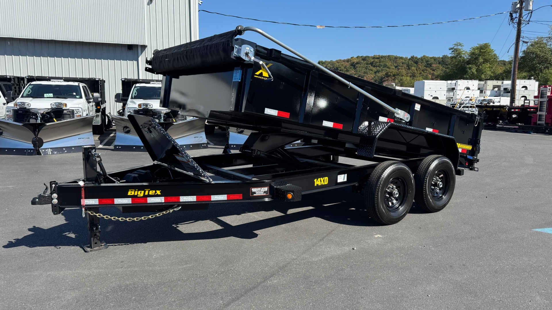 New 2025 Big Tex Trailers 14LX-14C2A-BK 7X14 TA- 15.4K