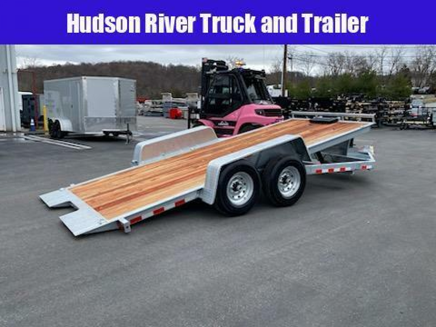 New 2025 BWISE HT18-14 7X18 TA Equipment Trailer-TILT