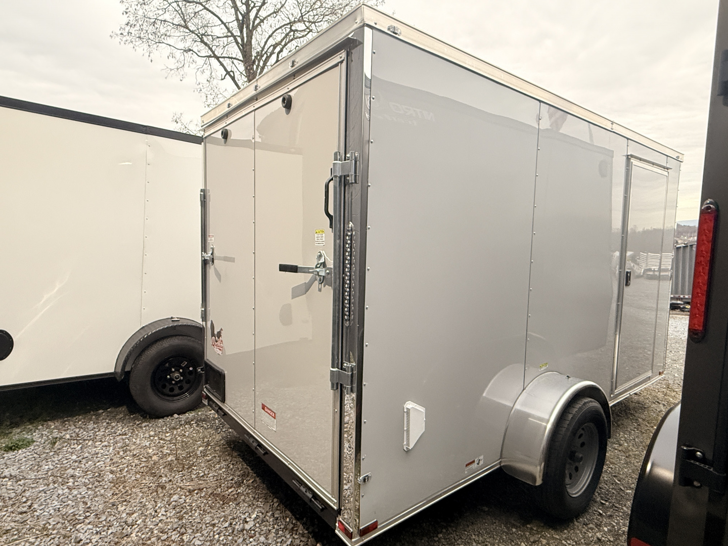 New 2026 Quality Cargo 6X12 SA Cargo / Enclosed Trailer *CHARCOAL W/ BLACK