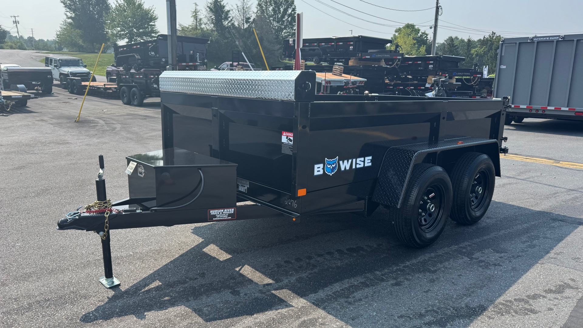 New 2026 BWISE DT612LP-LE-10 6X10 TA Dump Trailer