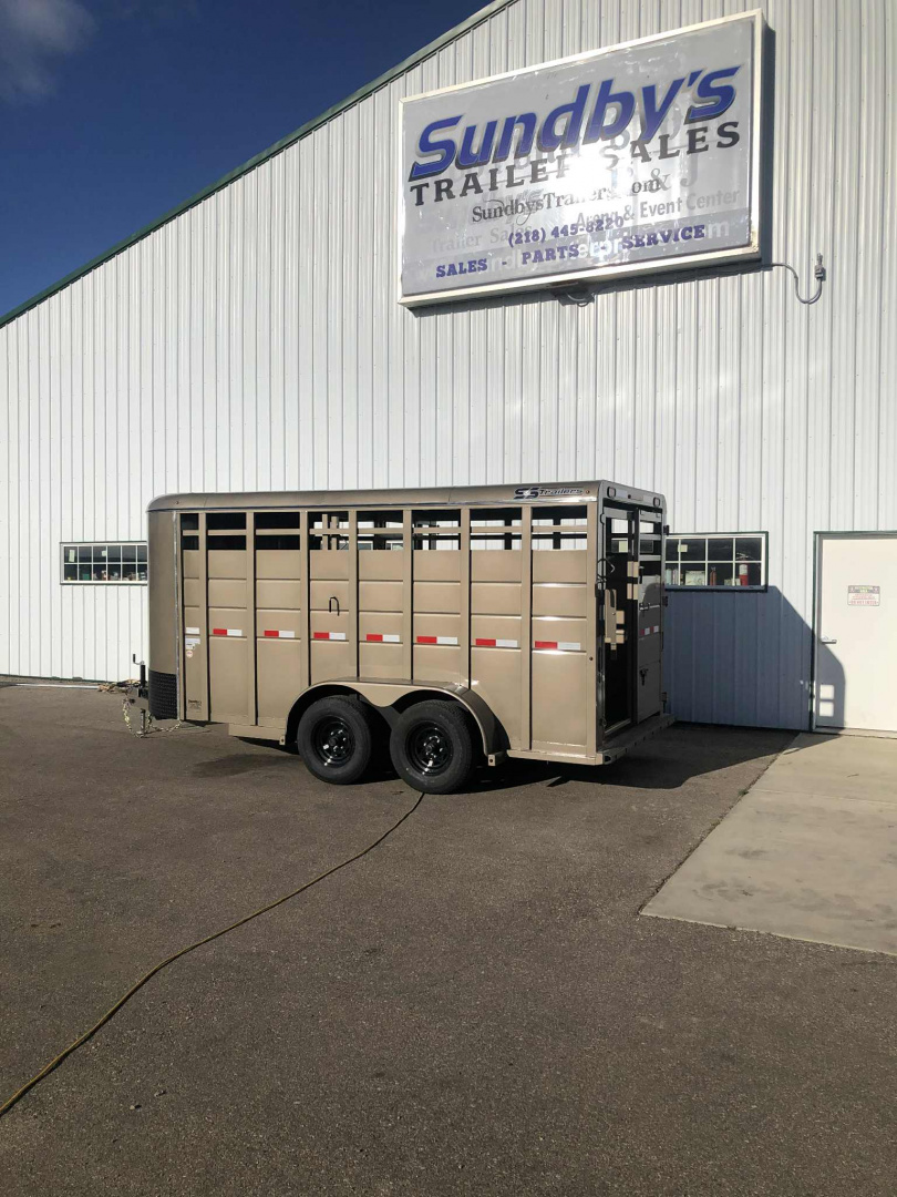 New 2026 S&S 16' Stock Trailer
