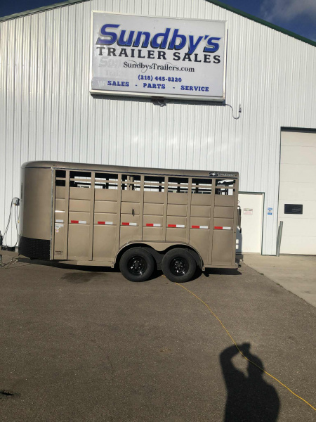 New 2026 S&S 16' Stock Trailer