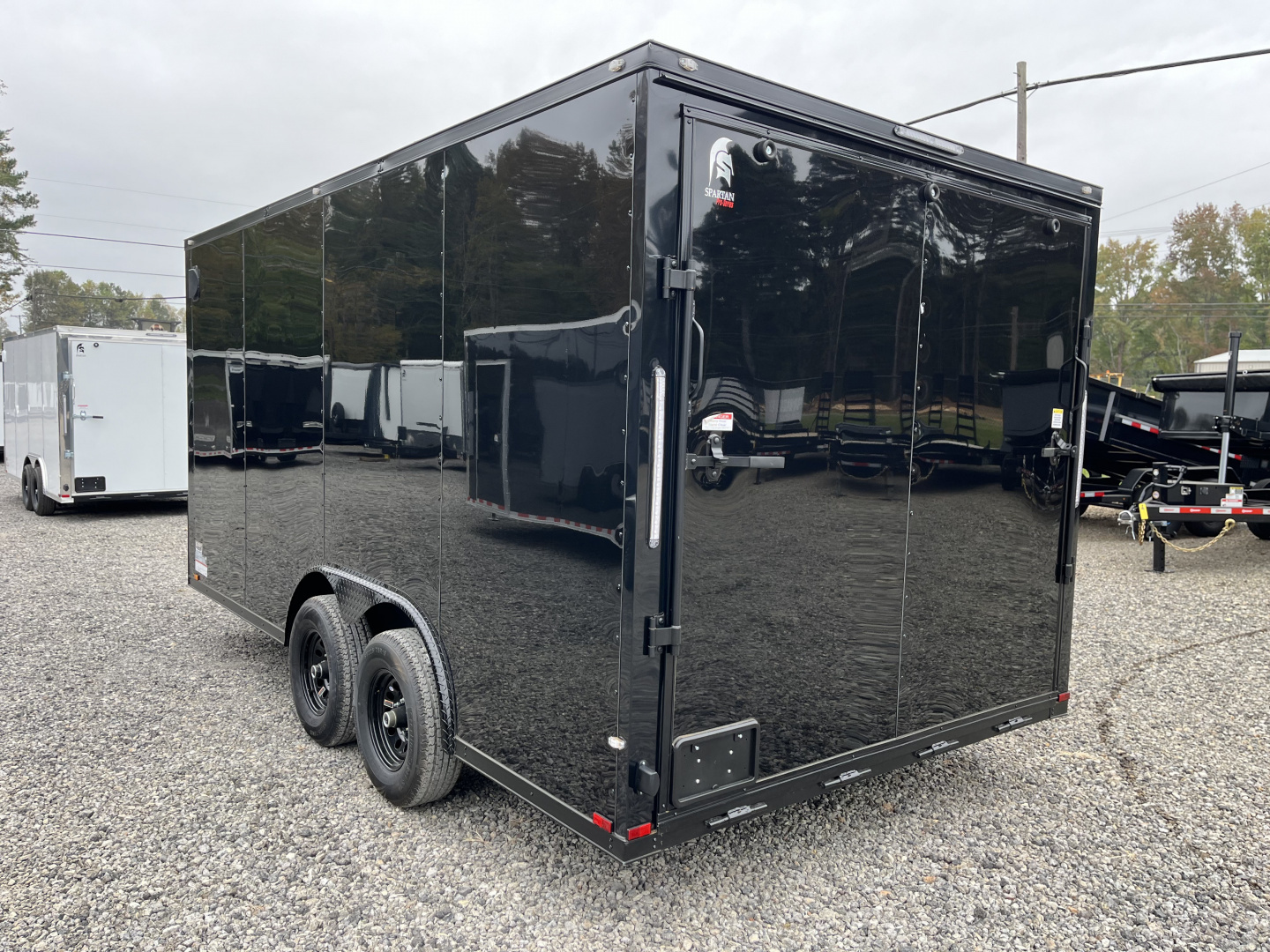 New 2026 Spartan Cargo 8.5x16 Enclosed Trailer, 10K GVWR, Preferred Package, PolyCor, 7' Interior, 54" Triple Tube Tongue, 1-Piece Aluminum Roof, STABLEDECK