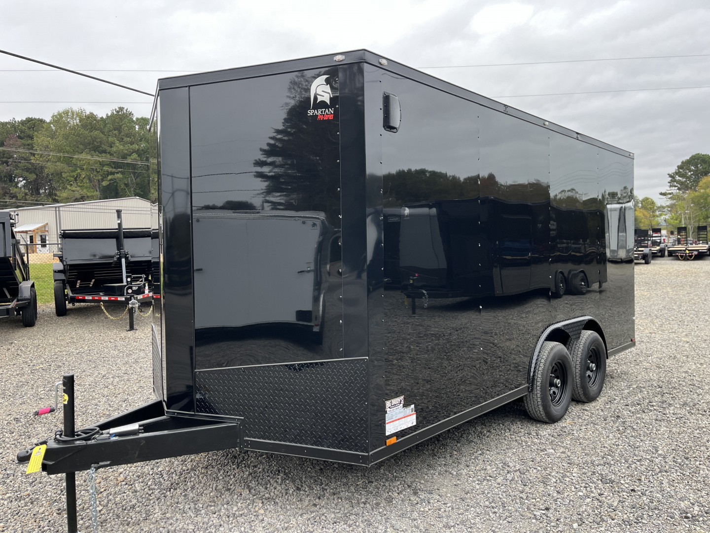 New 2026 Spartan Cargo 8.5x16 Enclosed Trailer, 10K GVWR, Preferred Package, PolyCor, 7' Interior, 54" Triple Tube Tongue, 1-Piece Aluminum Roof, STABLEDECK