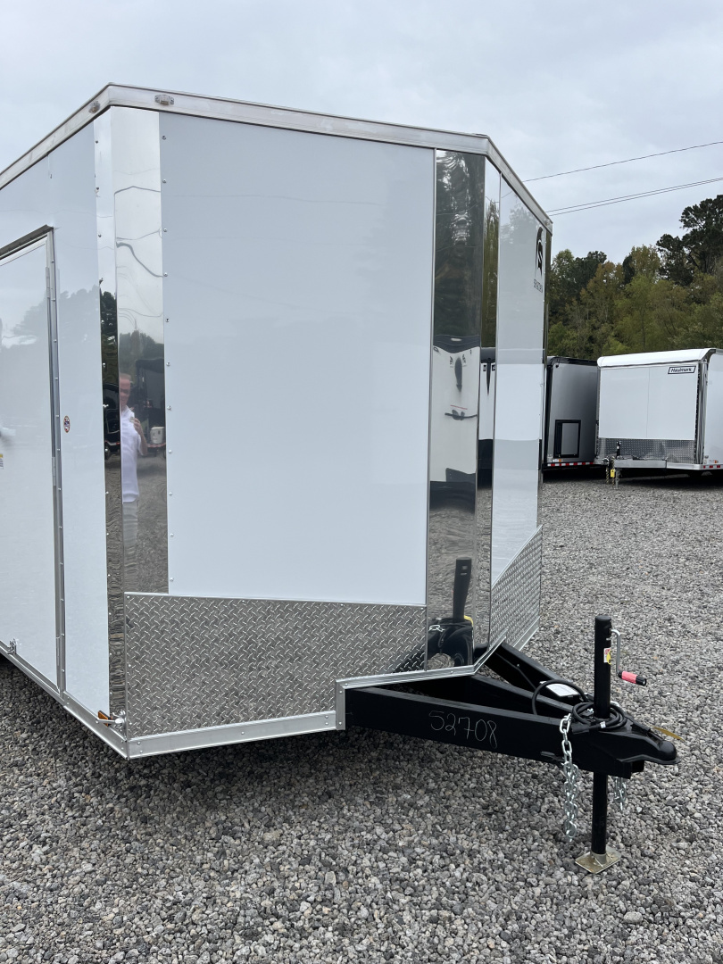 New 2026 Spartan Cargo 8.5x16 Enclosed Trailer, 10K GVWR, Preferred Package, PolyCor, 7' Interior, 54" Triple Tube Tongue, 1-Piece Aluminum Roof, STABLEDECK