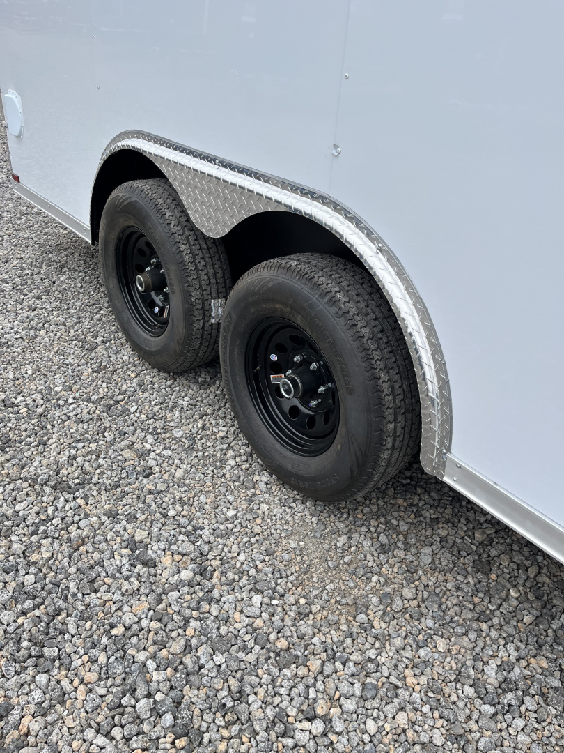 New 2026 Spartan Cargo 8.5x16 Enclosed Trailer, 10K GVWR, Preferred Package, PolyCor, 7' Interior, 54" Triple Tube Tongue, 1-Piece Aluminum Roof, STABLEDECK